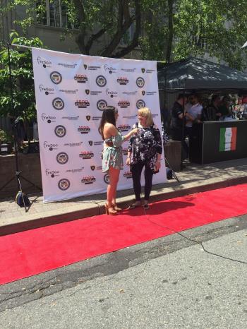 Executive Director Lynn Hoffman on the Red Carpet